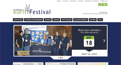 Desktop Screenshot of bluestemearthfestival.com